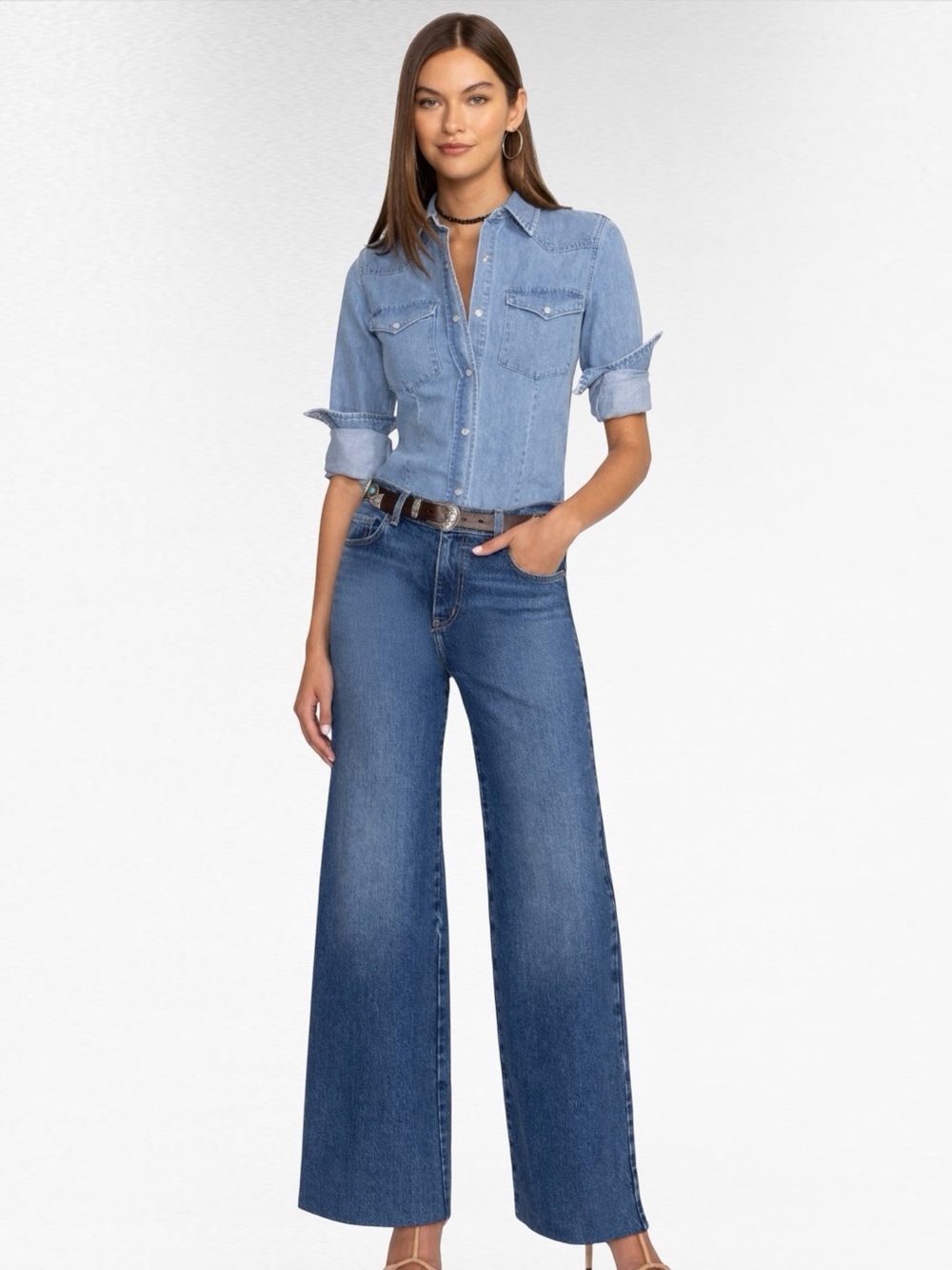 NWT Johnny Was The Lumiere Sassoon Wide Leg jeans Size 30